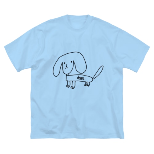 ホワイトドーッグス（スケスケver.）【Tシャツ】 Big T-Shirt