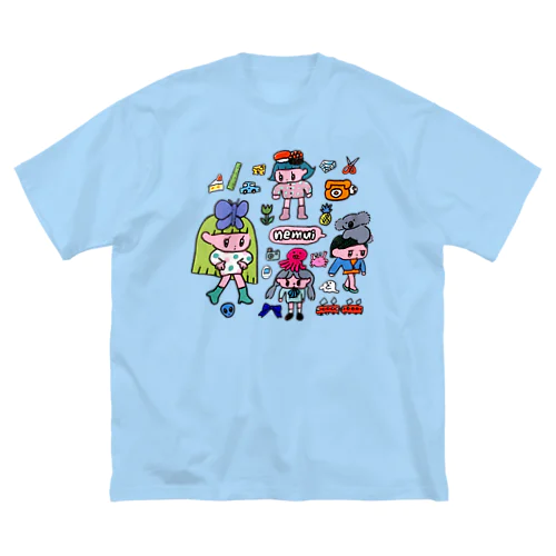 nemui ビッグシルエットTシャツ