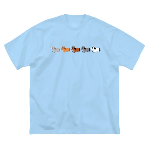 5COLOR☆馬とお散歩♪ Big T-Shirt