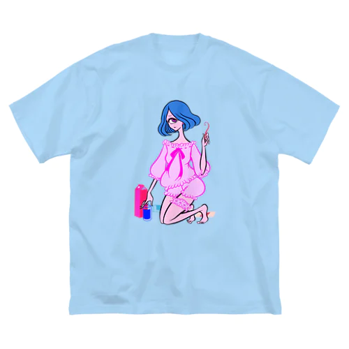 リモート飲み会単眼ちゃん Big T-Shirt