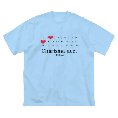 Charisma  neet カレンダータグ ビッグシルエットTシャツ