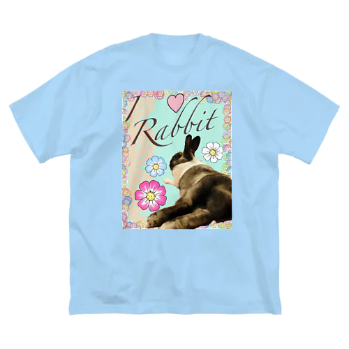 Rabbit ビッグシルエットTシャツ