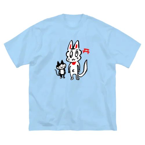 ぴろりろぎつね・せいぞろい ビッグシルエットTシャツ