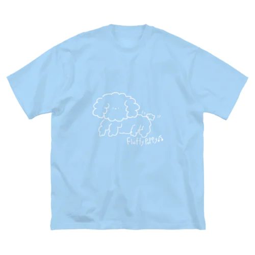 Fluffy puppy🍒 ビッグシルエットTシャツ