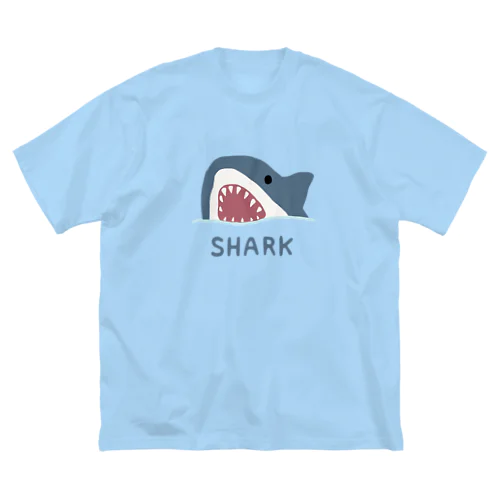 サメ 루즈핏 티셔츠