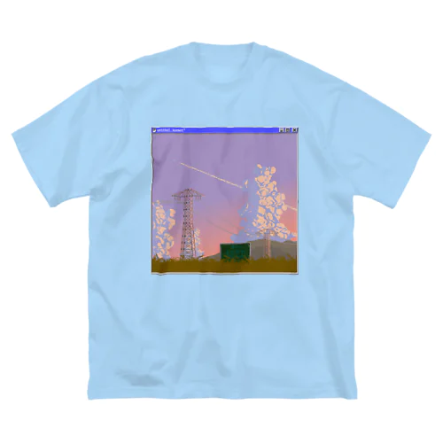 『夏のかいぶつ』ドット絵Tシャツ Big T-Shirt