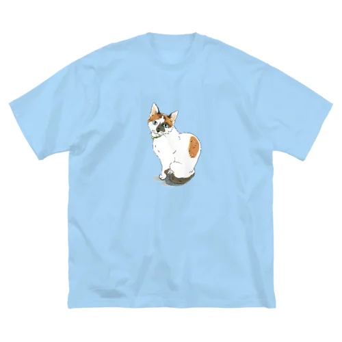 三毛猫　ねこ Big T-Shirt