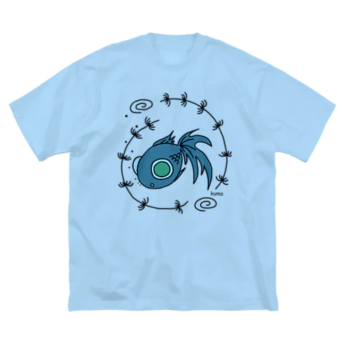 青魚 ビッグシルエットTシャツ