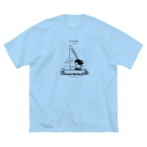 0410「ヨットの日」英語版 ビッグシルエットTシャツ
