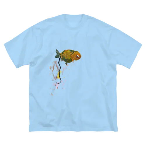 大グソ金魚 ビッグシルエットTシャツ