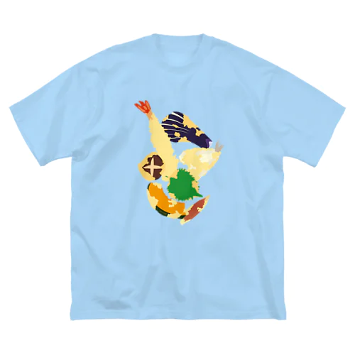 フォーリング天ぷら ビッグシルエットTシャツ