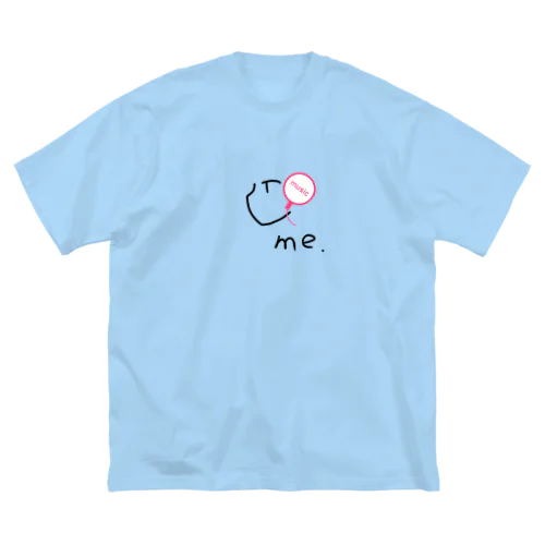 [me.]music ビッグシルエットTシャツ