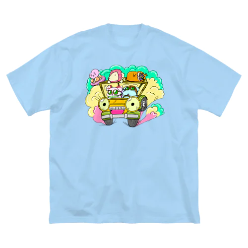 ドライブしちゃうよ。【カラー版】 ビッグシルエットTシャツ