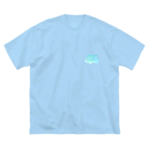 こおり（ⅹ2） ビッグシルエットTシャツ