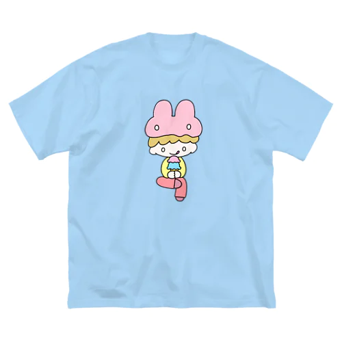 侵食 ビッグシルエットTシャツ