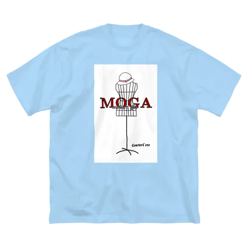 MOGA    Atype     白back ビッグシルエットTシャツ