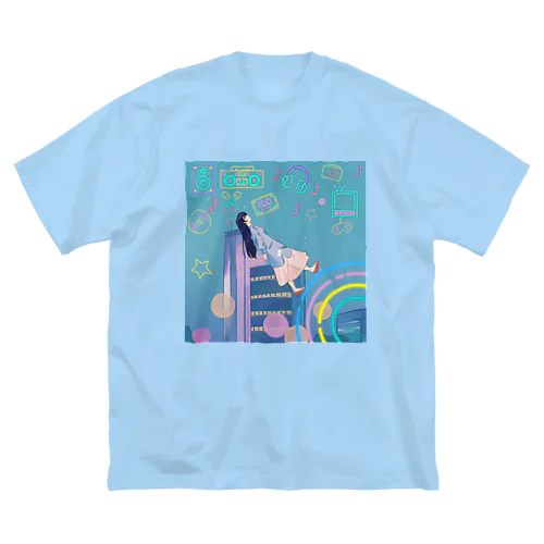 momo_emi2021 秋 ビッグシルエットTシャツ