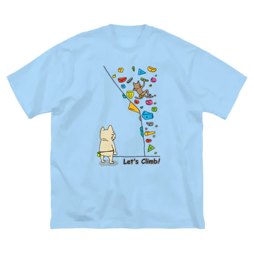 Let's Climb! ビッグシルエットTシャツ