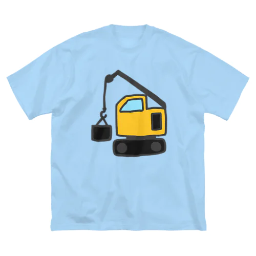 クレーン車 ビッグシルエットTシャツ