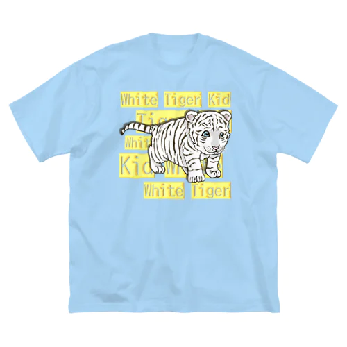 White tiger Kid  Big T-Shirt