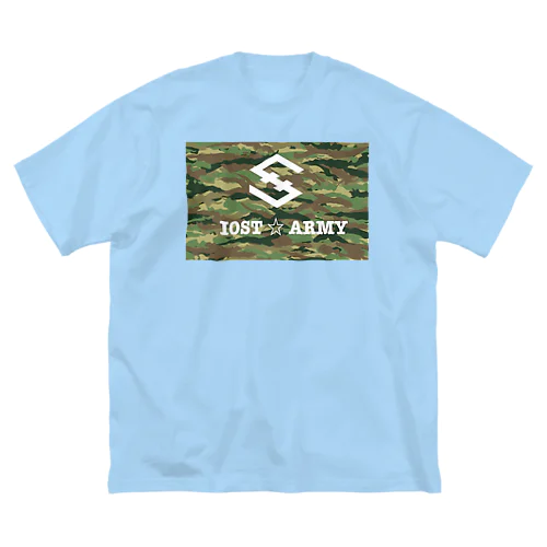 IOST【迷彩ロゴ】IOST ARMY ビッグシルエットTシャツ