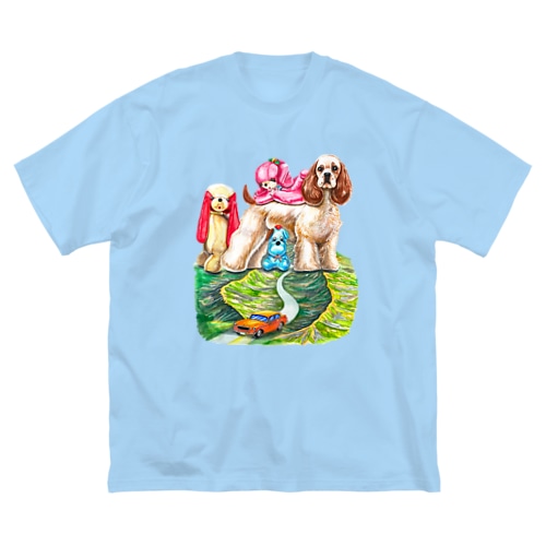 山脈DOG Big T-Shirt