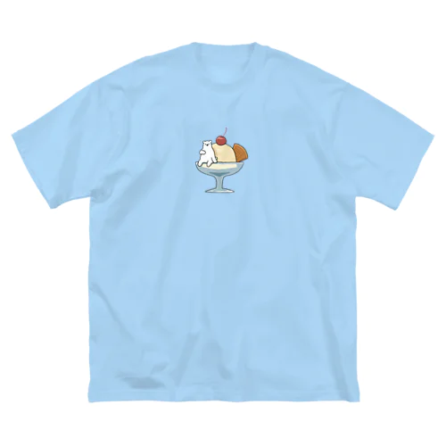 バニラアイスが好きなしろくまくん ビッグシルエットTシャツ