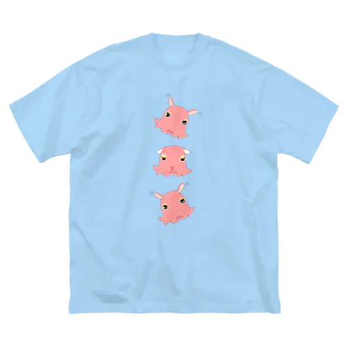 めんだこさん　トリオ ビッグシルエットTシャツ