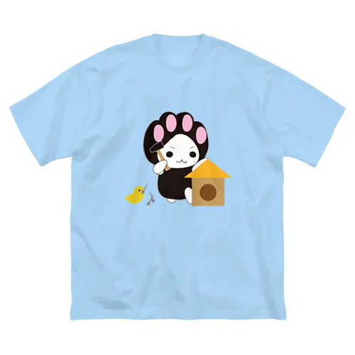 ねこきゅうランチ　DIY Big T-Shirt