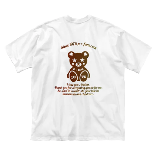 P➛KUMAちゃん ビッグシルエットTシャツ