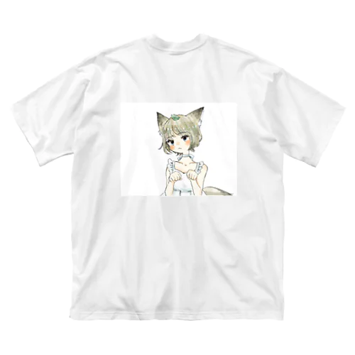 狐っこ　こんこん ビッグシルエットTシャツ