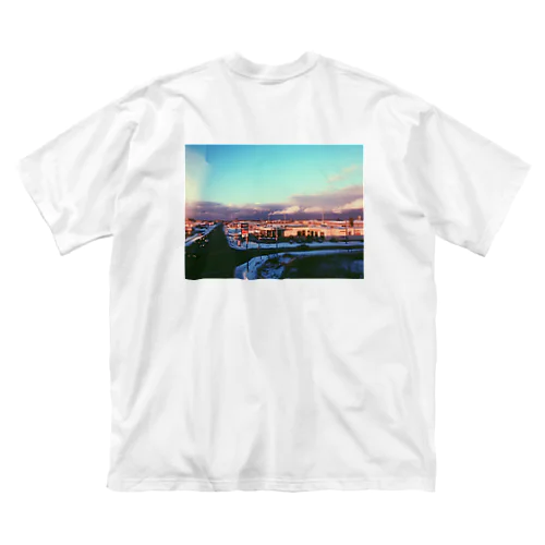 朝01 mobfilm ビッグシルエットTシャツ