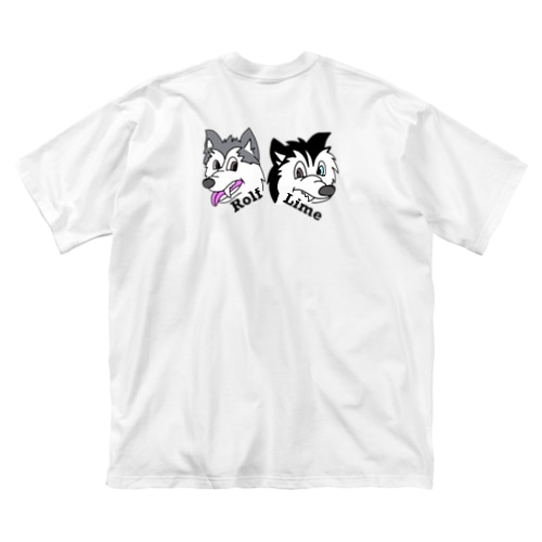 サッカーモチーフハスキー Big T-Shirt