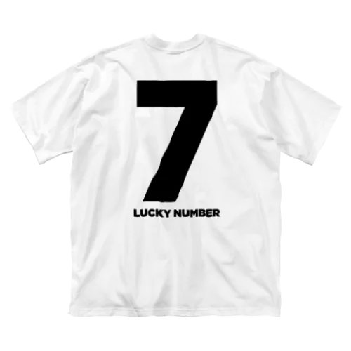 7_LUCKY NUMBER ビッグシルエットTシャツ