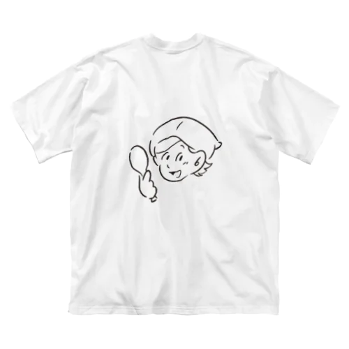 みんなの給食おばちゃん ビッグシルエットTシャツ