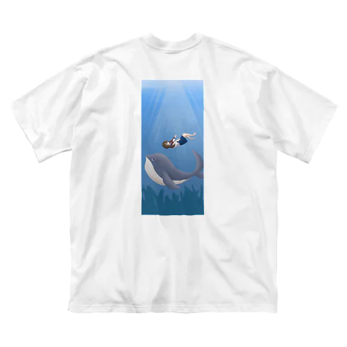 深海少女とクジラ Big T-Shirt