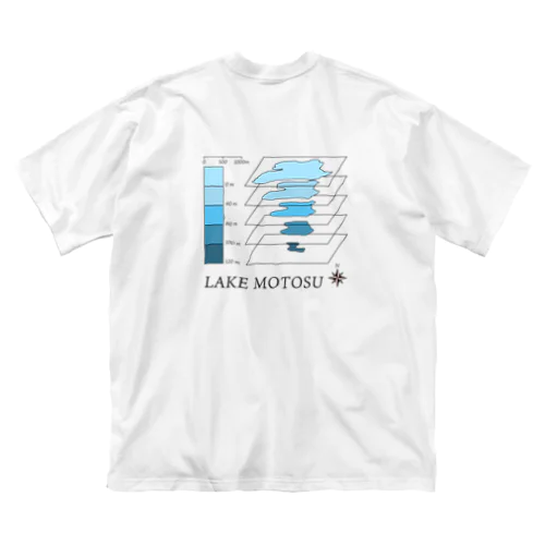 LAKE MOTOSU ビッグシルエットTシャツ