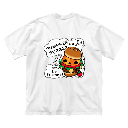 バックプリント Gz かぼちゃバーガーA ビッグシルエットTシャツ