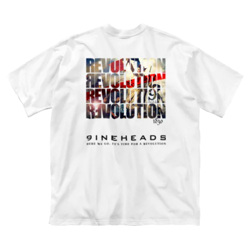 REV_Black ビッグシルエットTシャツ