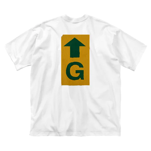 よく地面に貼ってあるシール"G" Big T-Shirt