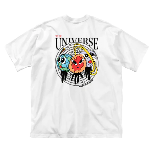 THE UNIVERSE (C/B) ビッグシルエットTシャツ