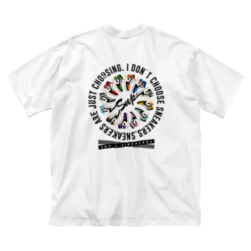 Snp×9ine SneakersCircle ビッグシルエットTシャツ