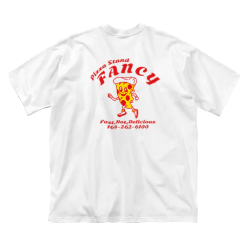 空想ショップT　Pizza Stand FANCY Big T-Shirt