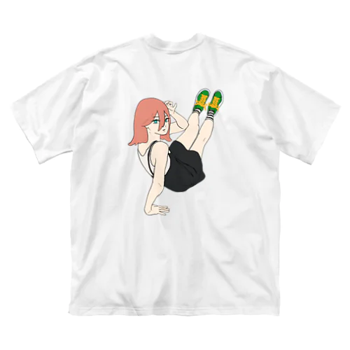 足を上げたいお年頃の女の子 Big T-Shirt