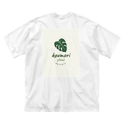 koumori plant ビッグシルエットTシャツ