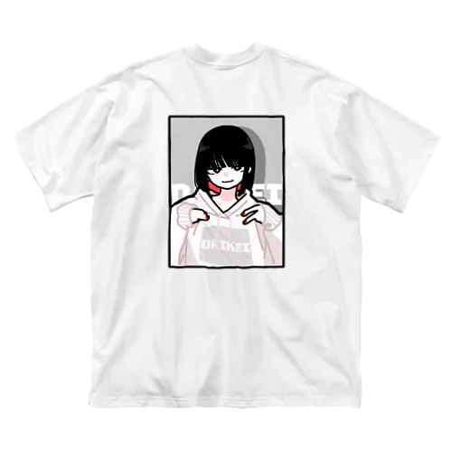 だいけいロゴ（無彩色） ビッグシルエットTシャツ