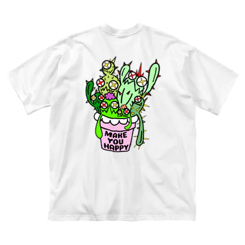 サボリの寄せ植え ビッグシルエットTシャツ