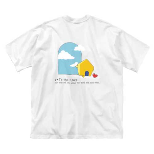 出発いえらぶ君 ビッグシルエットTシャツ