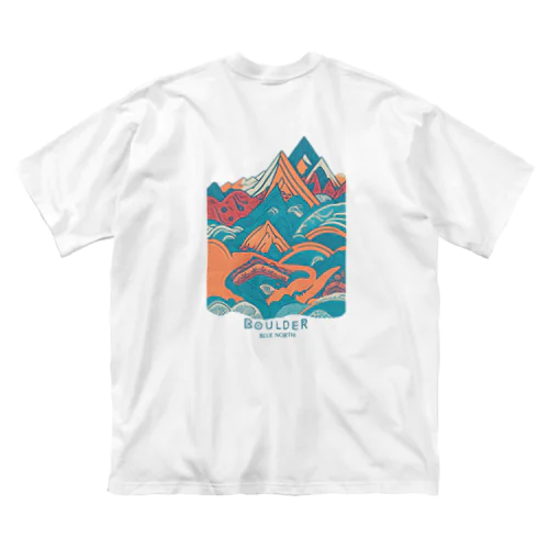 【BLUE NORTH】ボルダーデザイン5 Big T-Shirt