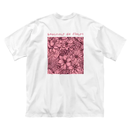 サクラ色の花園 ビッグシルエットTシャツ